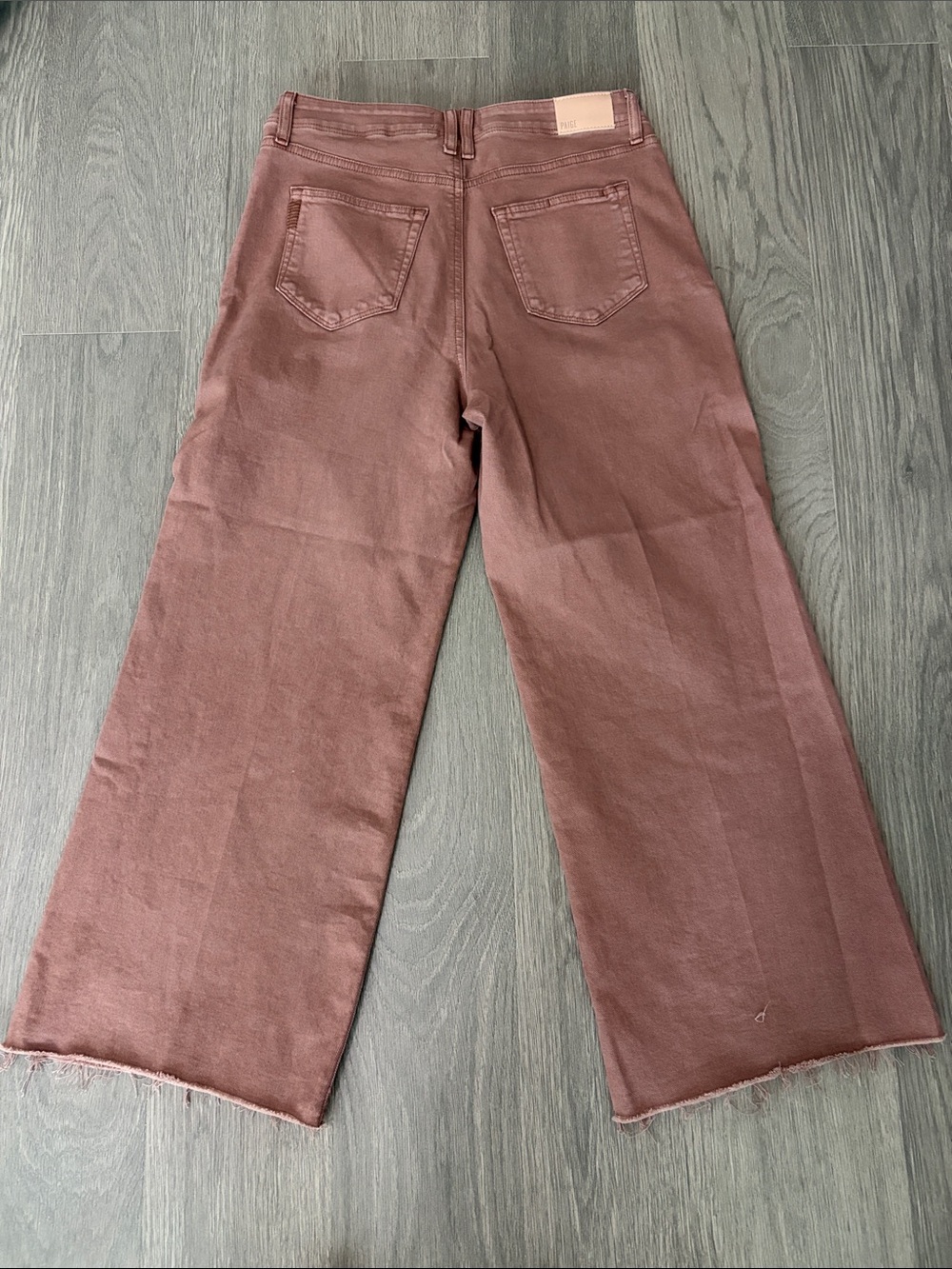 PAIGE Wide-Leg Jeans in Burnt Copper Anessa - Picture 5 of 6